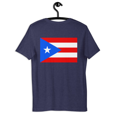POR VIDA Puerto Rico (White Text) Unisex t-shirt