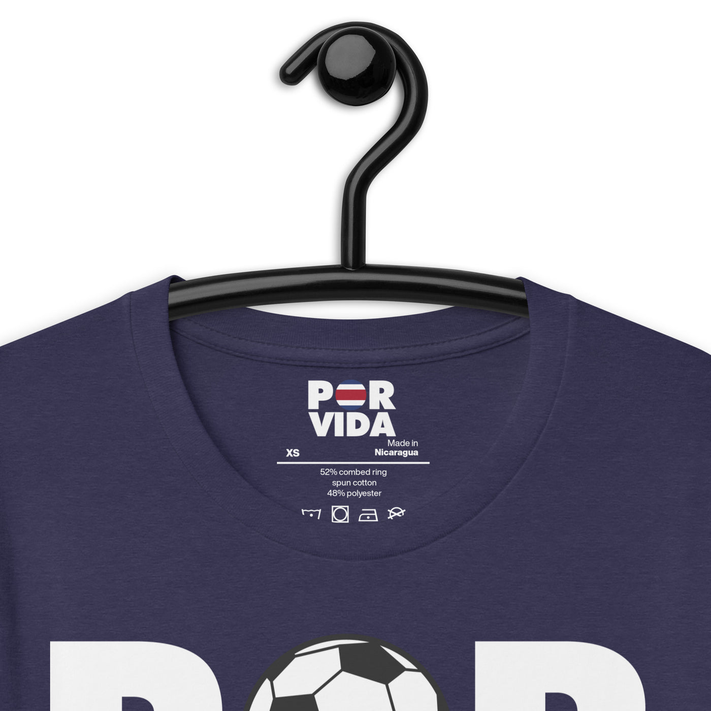 Costa Rica POR VIDA Futbol Unisex t-shirt