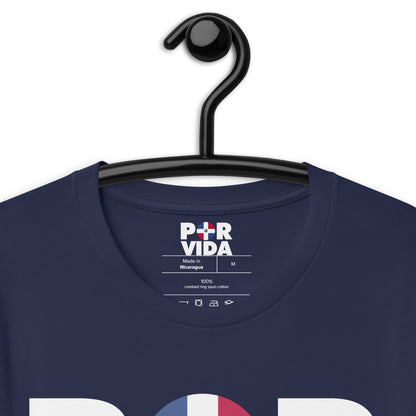 POR VIDA DR (White Text) Unisex t-shirt