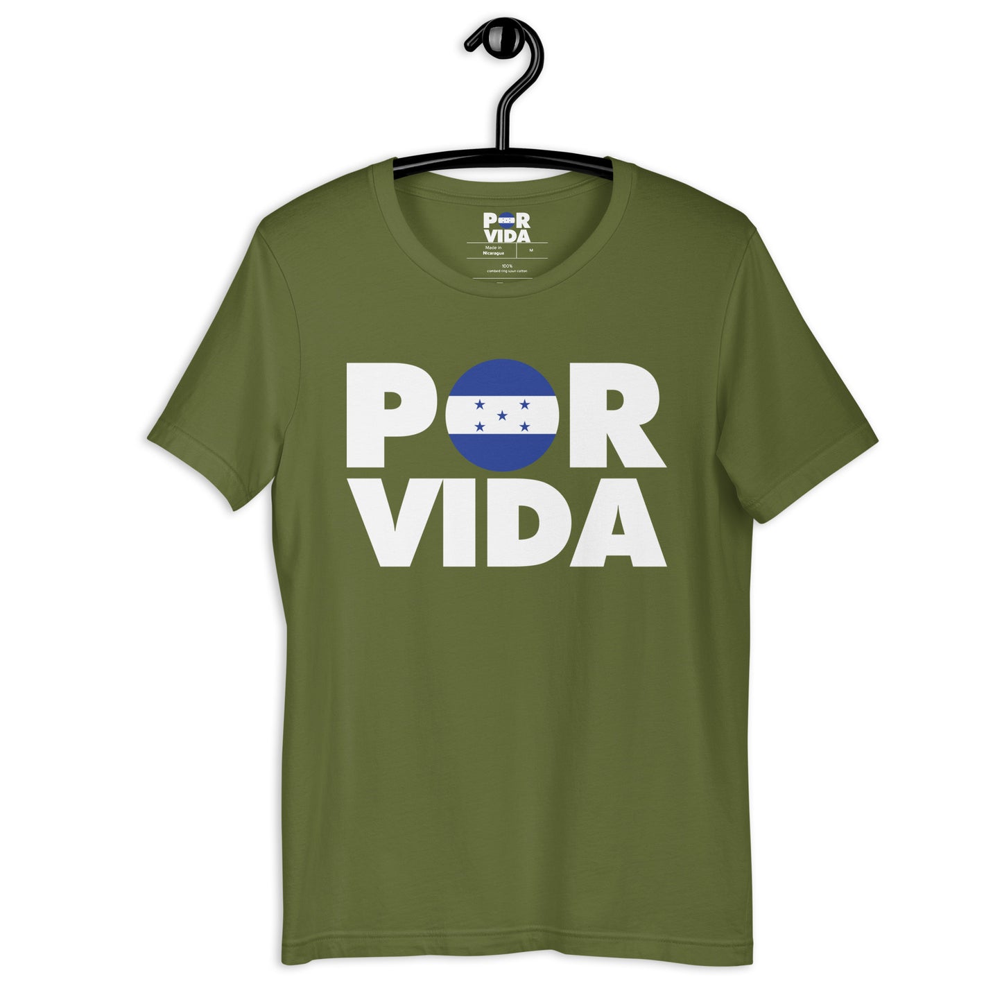 Honduras POR VIDA (White Text) Unisex t-shirt