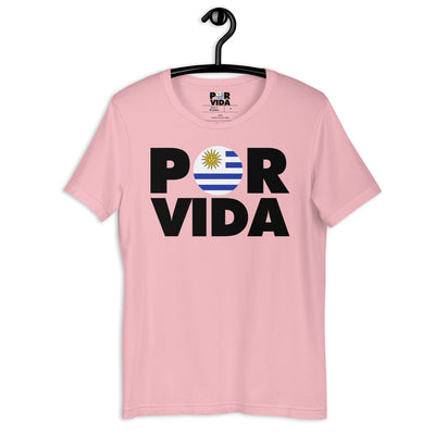 Uruguay POR VIDA (Black Text) Unisex t-shirt