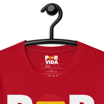 POR VIDA SPAIN (White Text) Unisex t-shirt