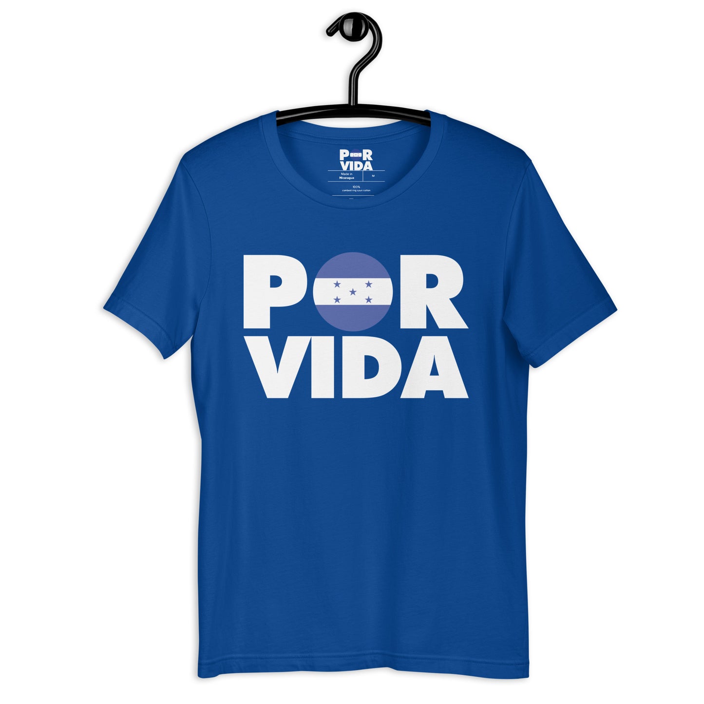 Honduras POR VIDA (White Text) Unisex t-shirt