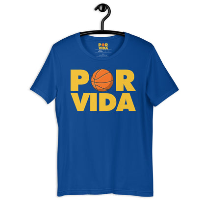 Golden Basketball POR VIDA Unisex t-shirt