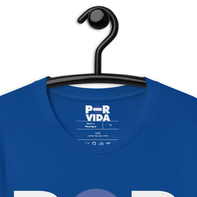 Honduras POR VIDA (White Text) Unisex t-shirt