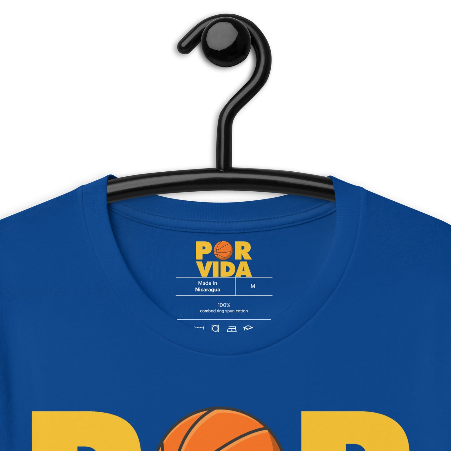 Golden Basketball POR VIDA Unisex t-shirt