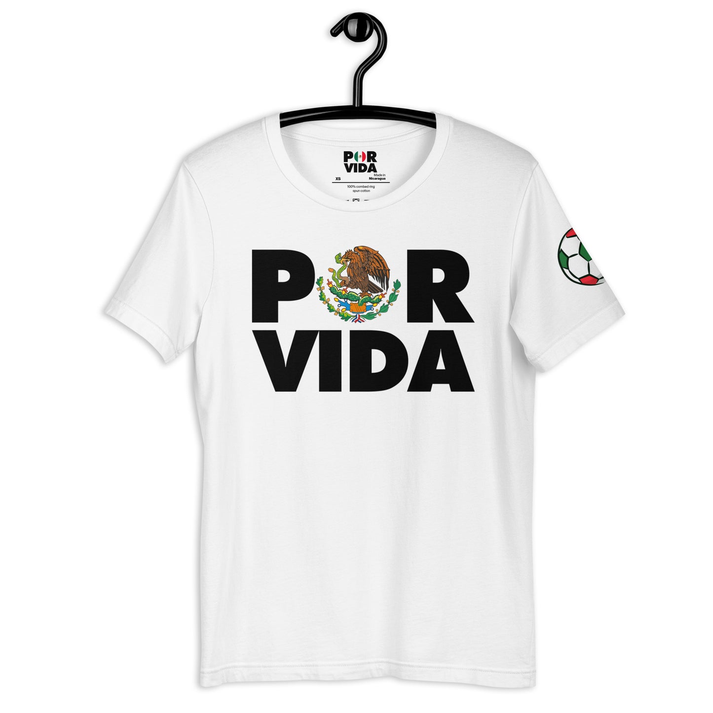 Mexico Futbol POR VIDA Golden Eagle t-shirt