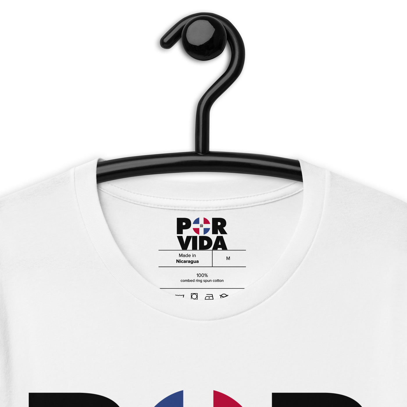 POR VIDA DR (Black Text) Unisex t-shirt