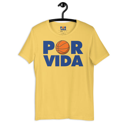 Golden Basketball POR VIDA Unisex t-shirt